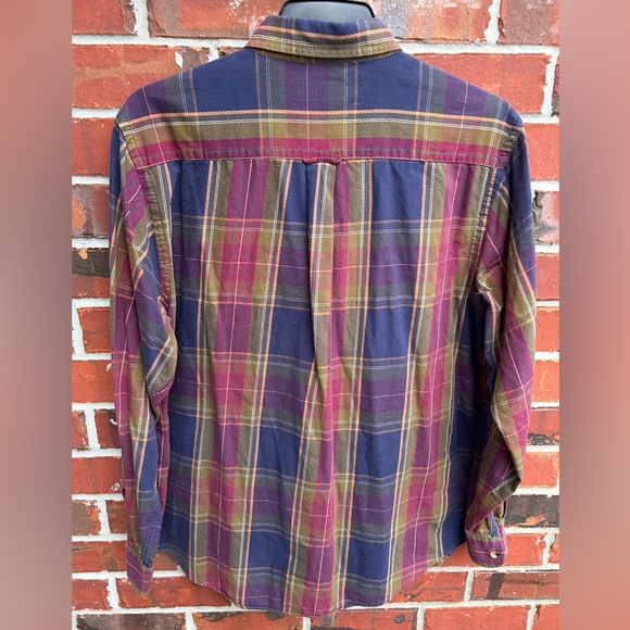 Nautica Men’s Multicolored Long Sleeve Button Down Large Cotton Shirt - Picture 2 of 4